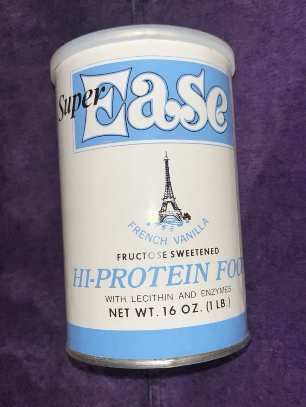 RARE Vintage super ease HI-PROTEIN French vanilla COLLETABLE can Only!